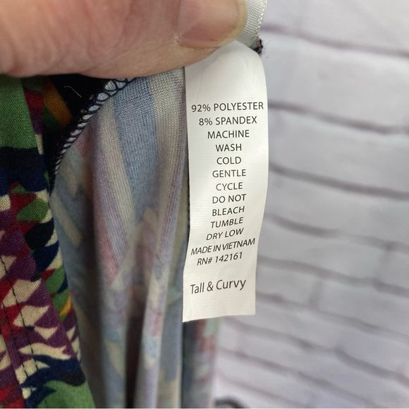 Lularoe Leggings Tall and Curvy  Multicolor Pattern Womens Pants Size 12-22 - Picture 5 of 6